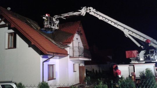 Pożar zaczął się od komina