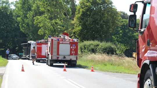 Pożary samochodów, ściernisk i kombajnów