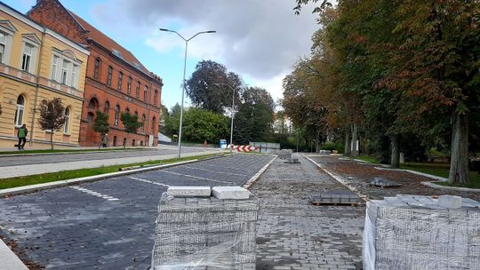 Prace na 1 Maja spowolniły