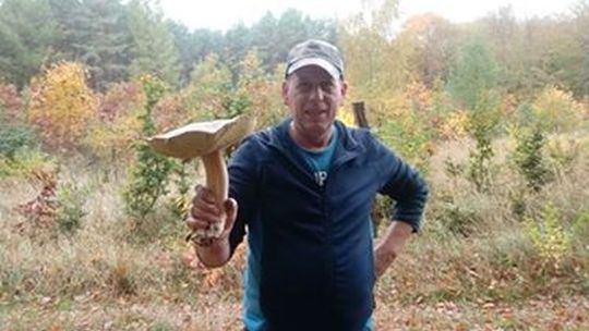 Prawdziwek znaleziony przez pana Krzysztofa