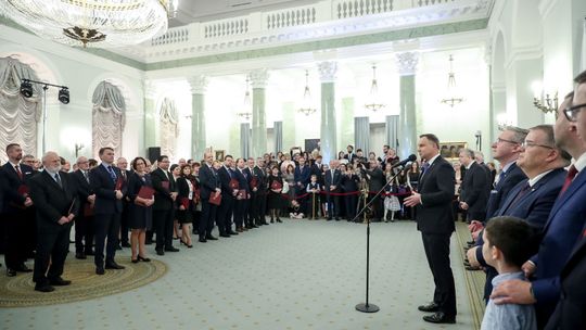 Prezydent wręczył kolejne nominacje profesorskie. Wśród nominowanych dr hab. inż. Bartosz Powałka Prezydent wręczył kolejne nominacje profesorskie. Wśród nominowanych dr hab. inż. Bartosz Powałka