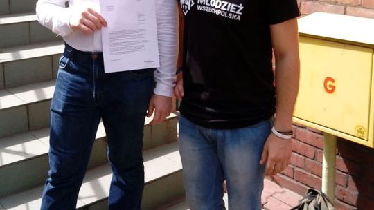 Protest wszechpolaków w sprawie pizzafery - list