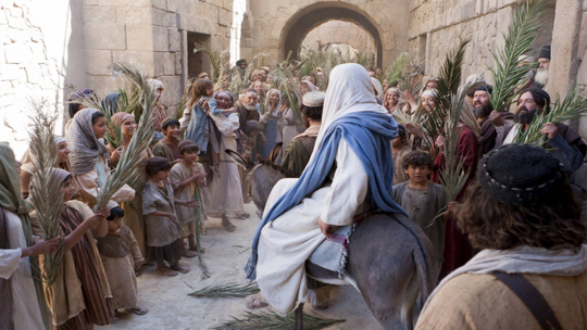 Niedziela Palmowa na pamiątkę wjazdu Jezusa do Jerozolimy