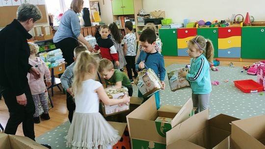 Przedszkolaki angażują się w pomoc Ukrainie