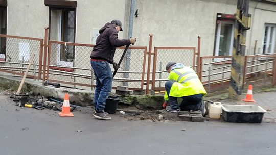 Przeszkoda niedaleko komendy straży pożarnej
