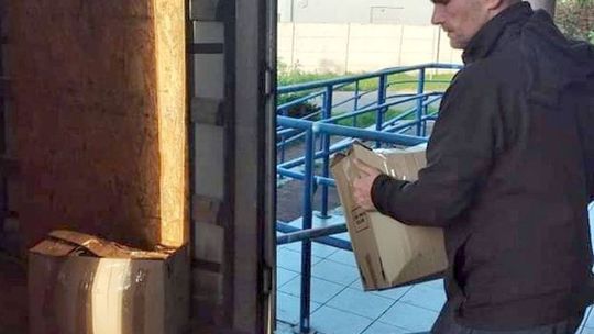 Przygotowali transport darów, które pojadą do Ukrainy 