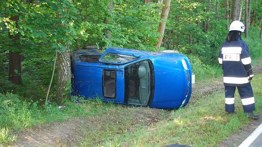 Ranna kierująca nissanem trafiła do szpitala