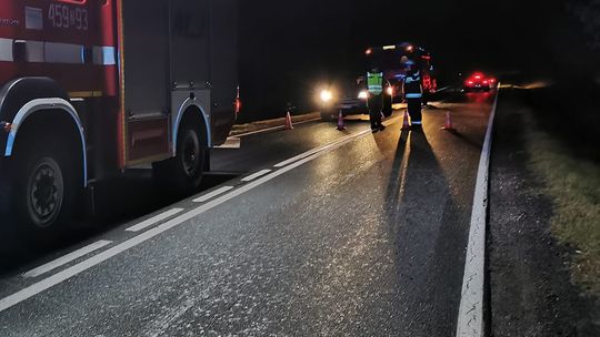 Ranną kobietę przewieziono do szpitala Ranną kobietę przewieziono do szpitala