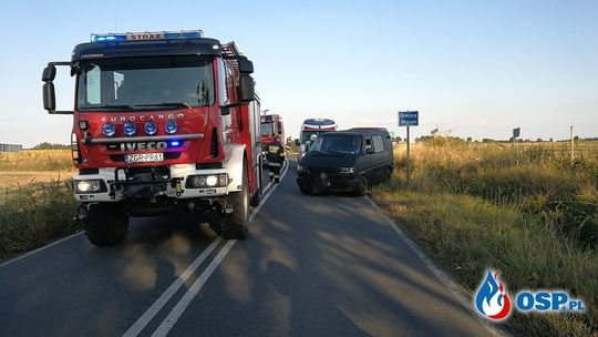 Ranna w wypadku kobieta w ciąży przetransportowana została do szpitala