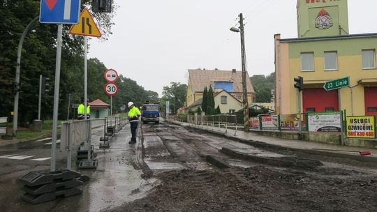 Roboty koło straży