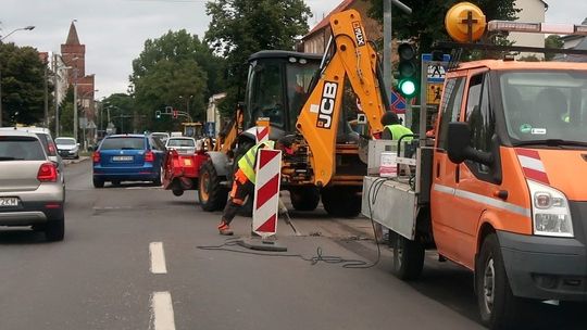 Roboty na Łużyckiej częściowo na zlecenie gminy