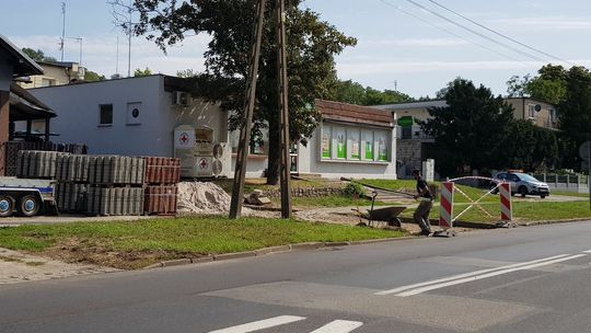 Roboty przy Łużyckiej