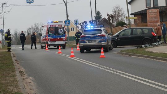 Rowerzysta w szpitalu. Policja ustala okoliczności wypadku