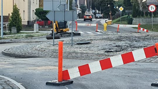 Rozgrzebali rondo Palicy i zmienili organizację ruchu