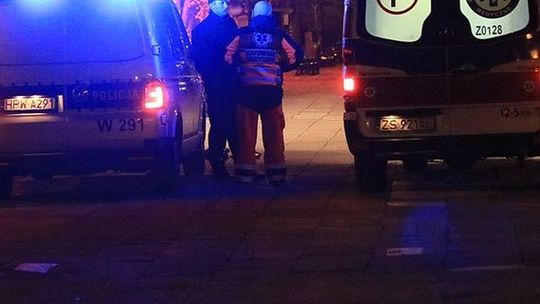 Rzucił się z nożem na kobietę 