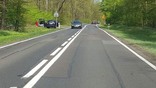 Samochód wjechał prosto w rowerzystę. Wypadek pod Gryfinem