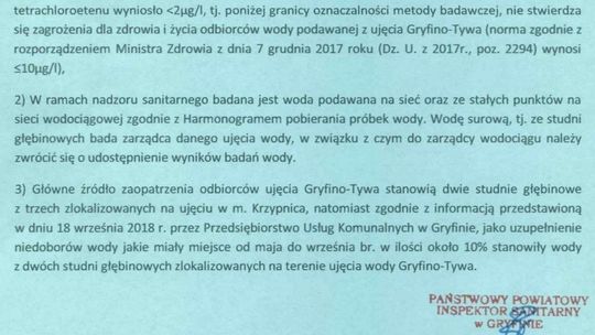 Sanepid wypowiada się o wodzie. Nie wiadomo jaką wodę czerpią ze studni