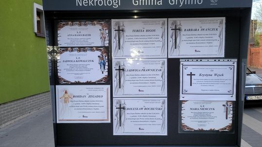 Sawaryn poszedł po rozum do głowy. Nowe tablice na klepsydry