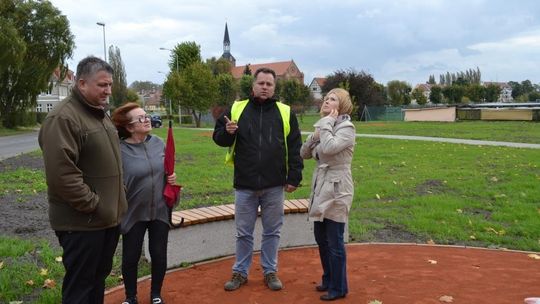 Skwer w Kołbaczu po metamorfozie