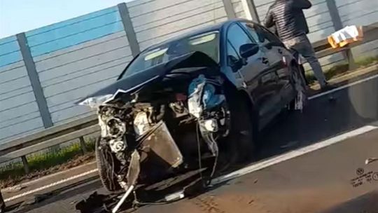 Spieszył się na cmentarz. Przez nieostrożność spowodował wypadek