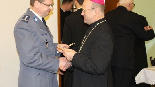 Spotkanie wigilijne służb mundurowych