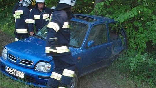 Strażackie akcje na drodze