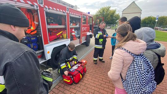 Strażacy zorganizowali wyjątkową lekcję [ZDJĘCIA]