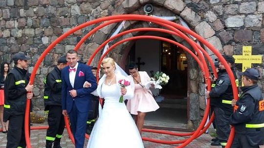 Strażak się ożenił!
