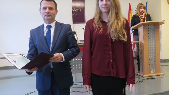 Stypendystka Rady Powiatu w Gryfinie