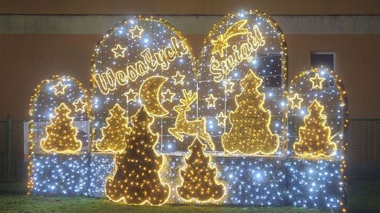 Świąteczna iluminacja, która zachwyca. Czy to najładniej przystrojona remiza w powiecie gryfińskim?