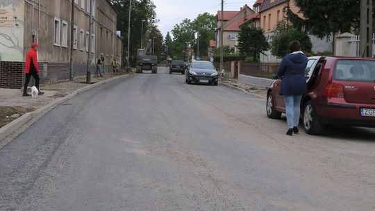 Szczecińska deptakiem z samochodami