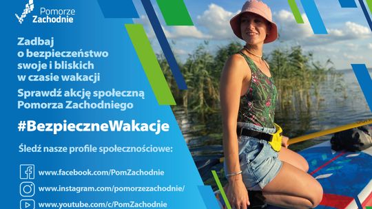 Szłapczyńska promuje bezpieczne wakacje