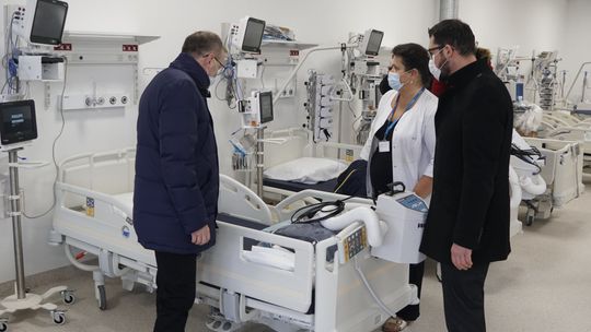 Szpital tymczasowy na Pomorzanach przyjmuje pierwszych pacjentów