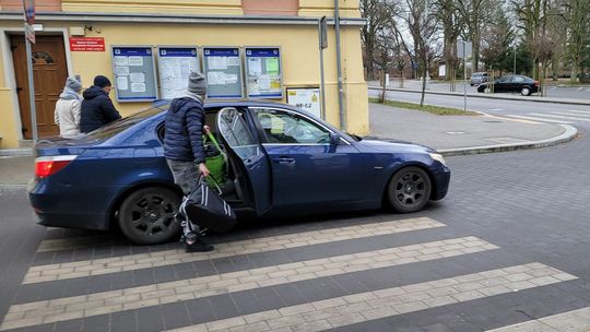 Takie rzeczy tylko przed siedzibą straży miejskiej?