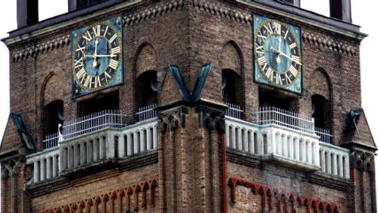 Taras widokowy na wieży kościoła Mariackiego nieczynny dla zwiedzających