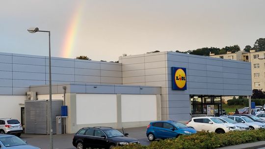 Tęcza nad Gryfinem Tęcza nad Gryfinem