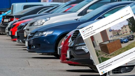 Tego jeszcze nie było: parawaning na parkingu