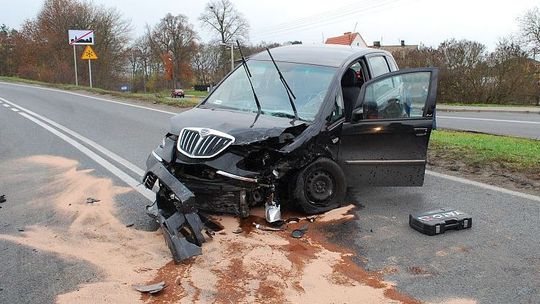 To był wypadek z winy kobiety