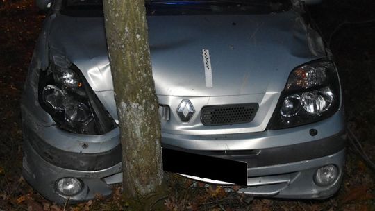 To nie ja prowadziłem auto - powiedział pijany, zakrwawiony "kierowca"