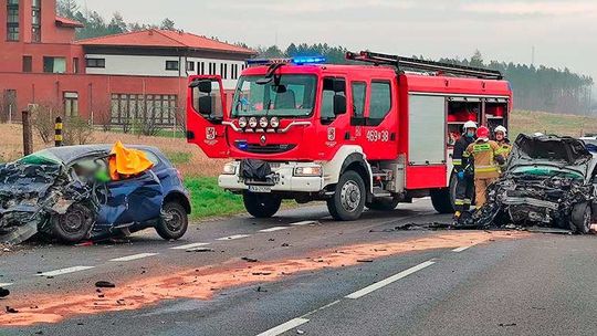 Tragiczne w skutkach czołowe zderzenie