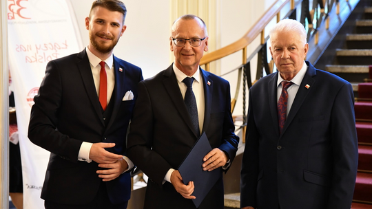 Uczestniczyli w uroczystości 35-lecia Stowarzyszenia „Wspólnoty Polskiej” w Warszawie Uczestniczyli w uroczystości 35-lecia Stowarzyszenia „Wspólnoty Polskiej” w Warszawie