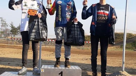 Udany weekend naszych motocrossowców - czterech zawodników na podium