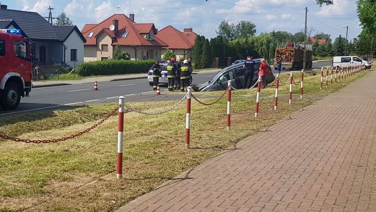 Uderzyła prosto w słup