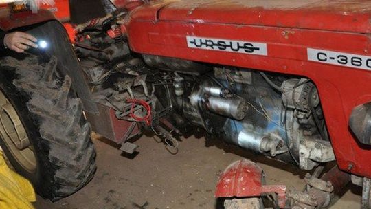 Ukradł paliwo z ciągnika