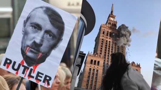 Ukraińcy zwizualizowali bombardowanie Warszawy. Zobacz wstrząsające nagranie! [WIDEO]