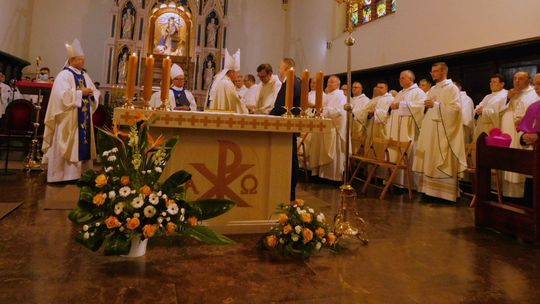 Uroczystości kościelne w Gryfinie. Koronacja obrazu Matki Bożej w kościele Narodzenia NMP