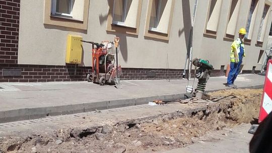 Utrudnienia na drogach w Gryfinie