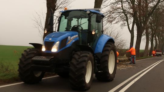 Uwaga Kierowcy. Przycinają gałęzie i wycinają drzewa przy drodze