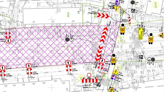 Uwaga kierowcy! Takie znaki staną dookoła zamkniętej ulicy Krasińskiego