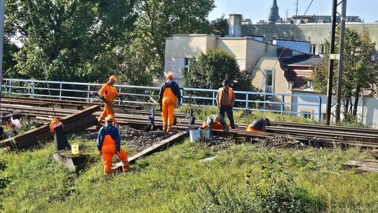 W Gryfinie wymieniają podkłady kolejowe. Pociągi pomkną szybciej na Nadodrzance